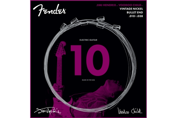 Hendrix Voodoo Child Bullet End Nickel 10-38 Hendrix Voodoo Child Bullet End Nickel 10-38