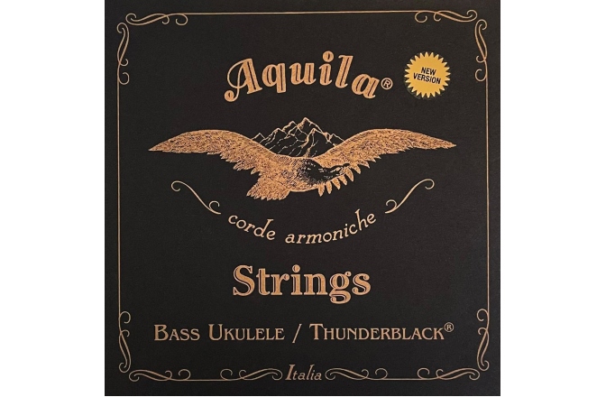 Set corzi ukulele Aquila 140U Thunderblack Bass Ukulele /18''-21''Scale	