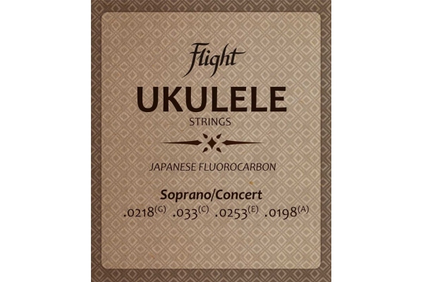 Flight Flurocarbon Ukulele Strings  Soprano/Concert