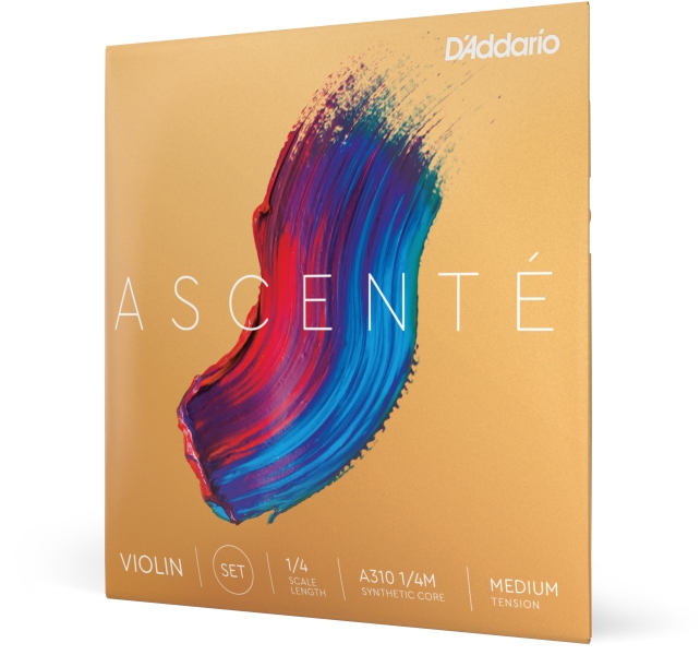 Daddario Ascenté Violin String Set 1/4 Scale MT