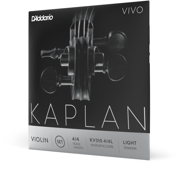 Daddario Kaplan Vivo Violin String Set 4/4 Scale LT