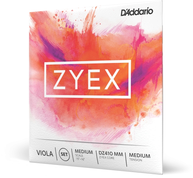 Daddario Zyex Viola String Set Medium Scale MT