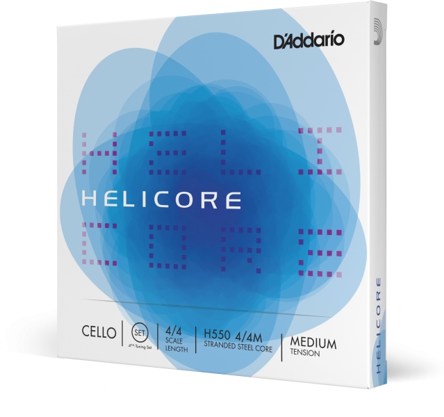 Daddario Helicore Fourths-Tuning Cello Set 4/4 Scale MT