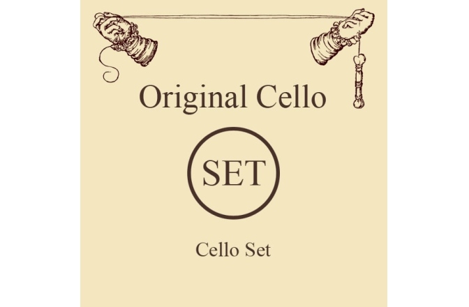 Set corzi violoncel Larsen Corzi violoncel Original Set 4+2 Strings