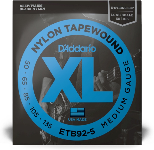 Daddario Nylon Tapewound 50-135 Long Scale