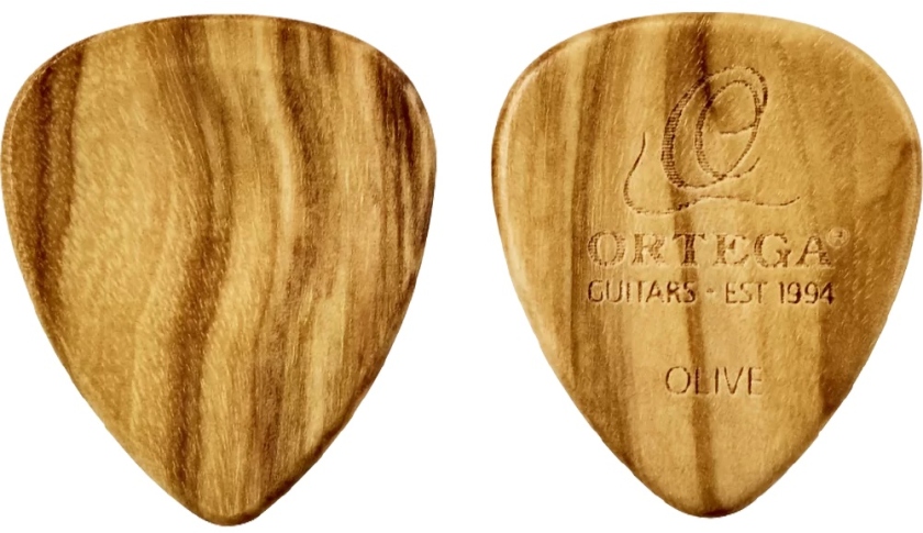 Ortega Olive Wood Picks Curved 2pcs OGPW-OV2