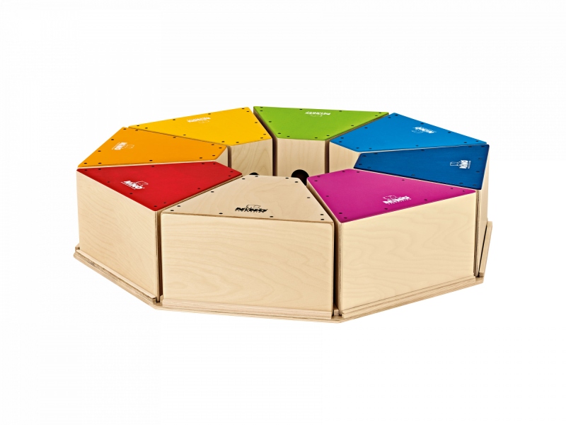 Nino Percussion Class Room Cajon 8 Players Deluxe