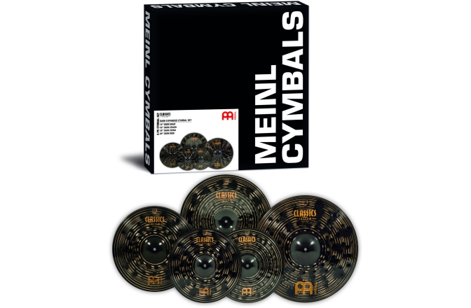 Set de cinele Meinl Classics Custom Dark Expanded Cymbal Set CCD-CS1