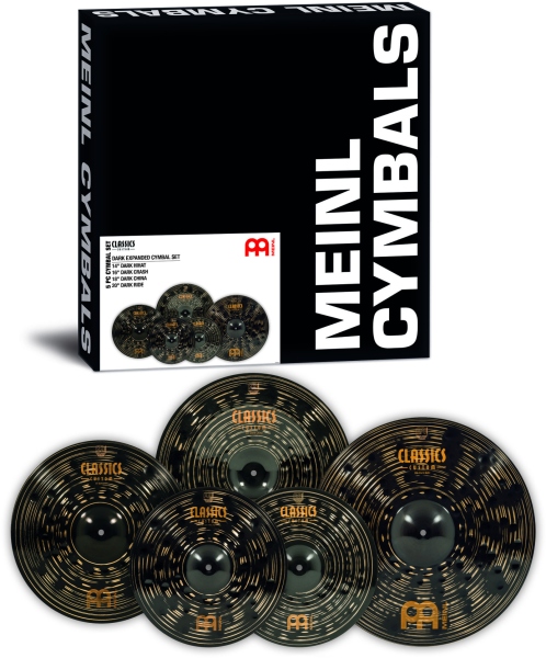 Meinl Classics Custom Dark Expanded Cymbal Set CCD-CS1