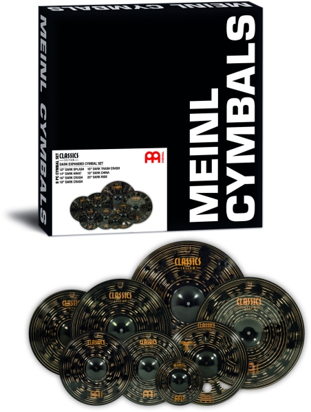 Meinl Classics Custom Dark Expanded Cymbal Set CCD-CS2