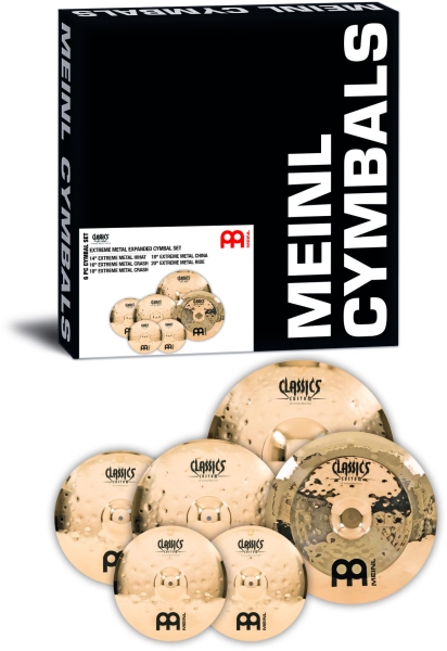 Meinl Classics Custom Extreme Metal Expanded Cymbal Set CCEM-CS1