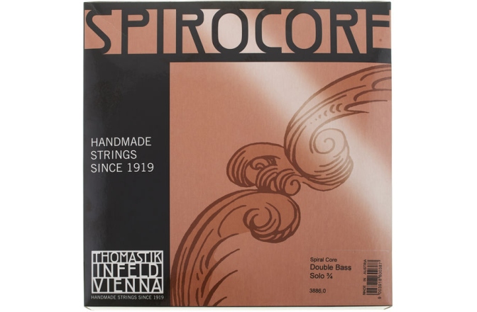 Set de corzi contrabas 3/4 Thomastik Spirocore Solo Double Bass 3/4