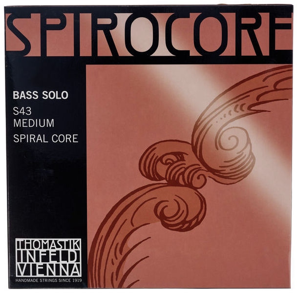 Set de corzi pentru contrabas 4/4 Thomastik Spirocore Solo Double Bass 4/4 S43