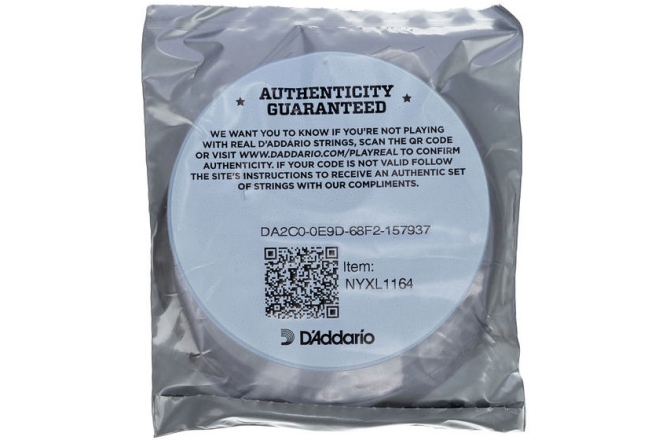 Set corzi pentru chitara electrica cu 7 corzi Daddario NYXL1164 7 Strings