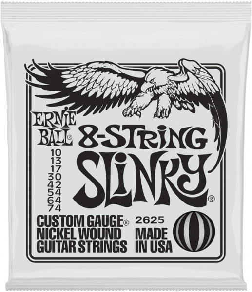 Ernie Ball Custom Slinky 2625 8S