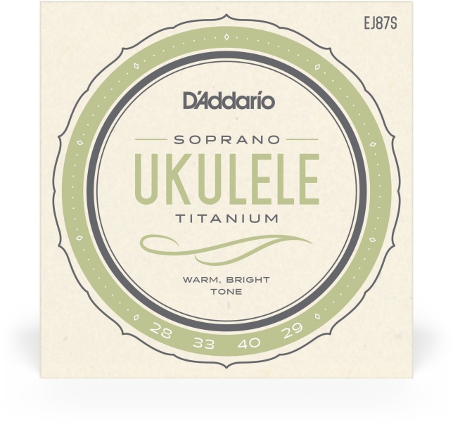 Daddario EJ87S Titanium Soprano Ukulele