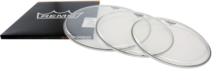 Remo Set de Fețe de Tobe Emperor Clear ProPack PP-0972-BE