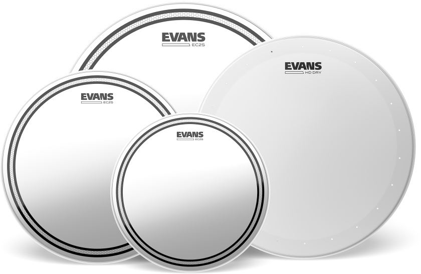 Evans EC2S Clear Rock Pack (10