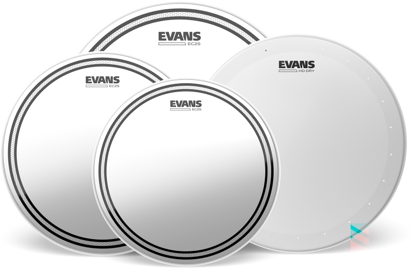 Evans EC2S Clear Standard Pack (12