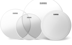 Set de feţe de tobe Evans G2 Clear Fusion Pack (10" 12" 14") with 14" HD Dry Snare Batter