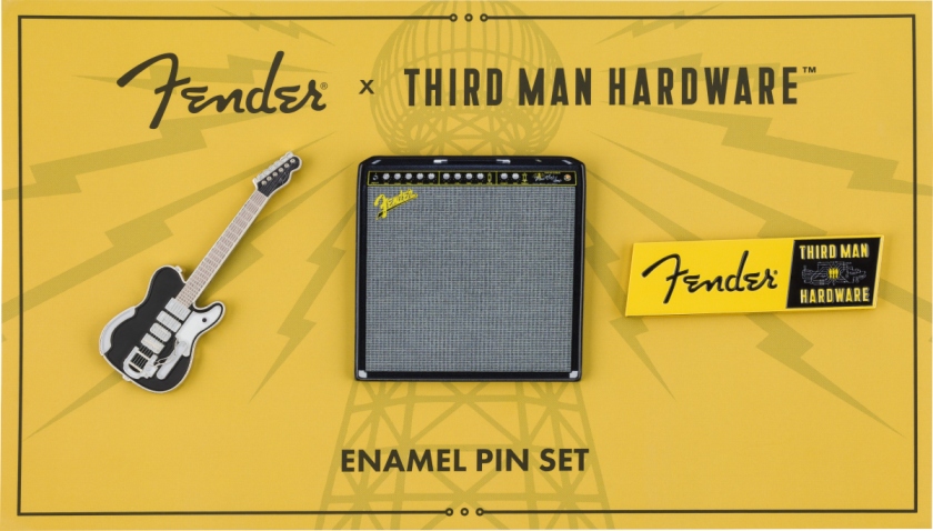 Fender X Third Man Lapel Pin Set