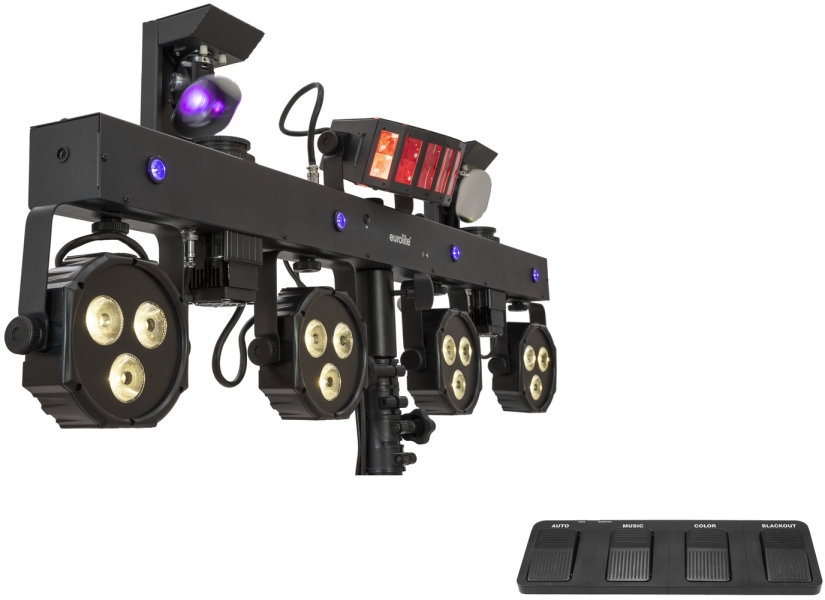 Eurolite Set LED KLS Scan Next FX Compact Light Set + Foot switch