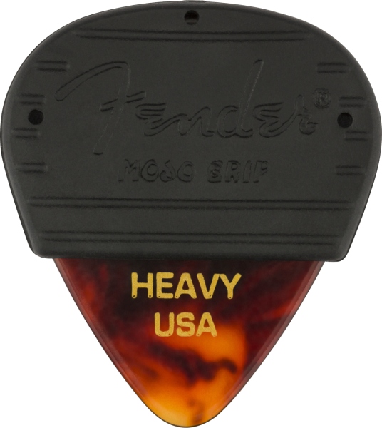 Fender Mojo Grip Picks Celluloid Heavy 3-Pack Tortoiseshell