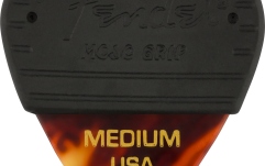 Set de pene cu manșon Fender Mojo Grip Picks Celluloid Medium 3-Pack Tortoiseshell