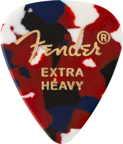 Fender Classic Celluloid Confetti 351 Shape Extra Heavy 12 Count