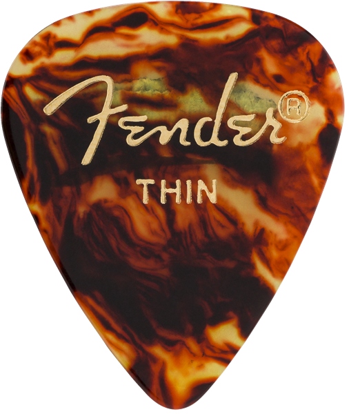 Fender Classic Celluloid Tortoise Shell 351 Shape Thin (144)