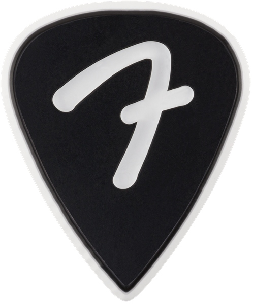 Fender F Grip 351 Picks Black (3)