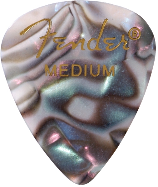 Fender Premium Celluloid 351 Shape Picks Medium Abalone 144-Pack