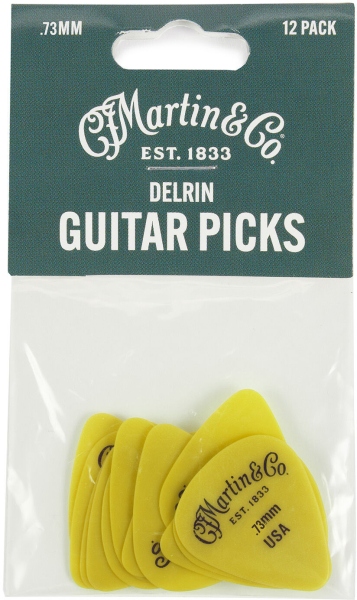 Martin Guitars Pick Pack Delrin 073 YELLOW