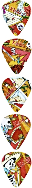 Ortega KEIKI ''EL Muerto'' Picks - 25 pcs.