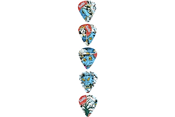 KEIKI ''Samurai'' Picks - 5 pcs.