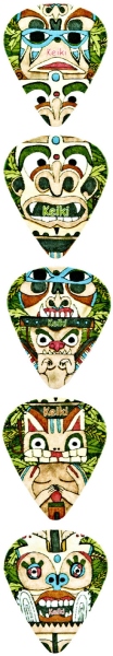 Ortega KEIKI ''Totem'' Picks - 25 pcs.