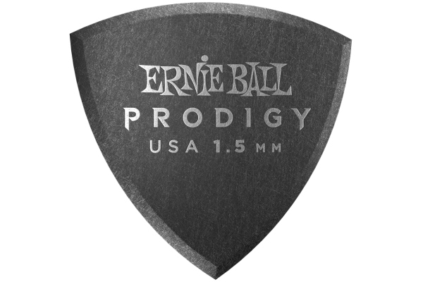 Ernie Ball Black Rounded Triangle Prodigy Pick Pack 6