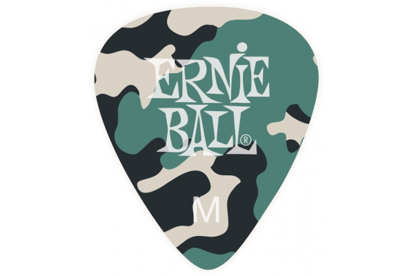 Ernie Ball Camouflage Cellulose Medium Pack 12
