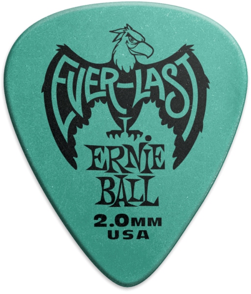 Ernie Ball Teal Everlast Pick Pack 12