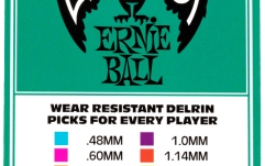 Set de Pene pentru Chitară Ernie Ball Teal Everlast Pick Pack 12