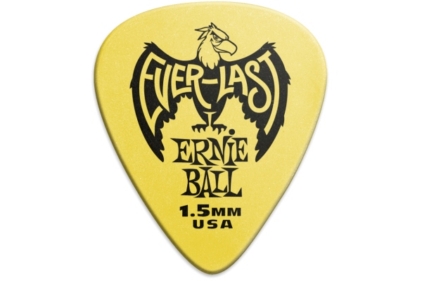 Ernie Ball Yellow Everlast Pick Pack 12