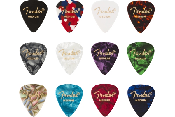 Fender Celluloid Medley 351 Medium 12 Set