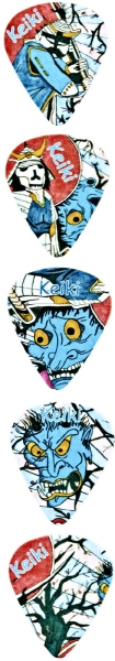 Ortega KEIKI ''Samurai'' Picks - 25 pcs.
