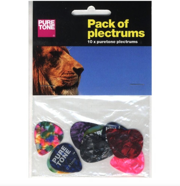 Pure Tone Pack Of Plectrums 10