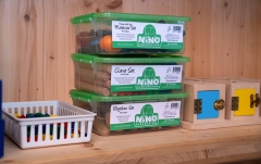 Set de percuţie Nino Percussion Wooden Rhythm Box Set