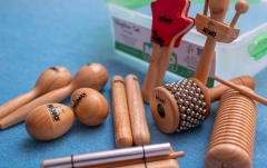 Set de percuţie Nino Percussion Wooden Rhythm Box Set