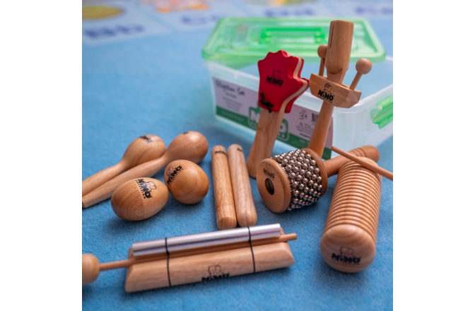 Set de percuţie Nino Percussion Wooden Rhythm Box Set