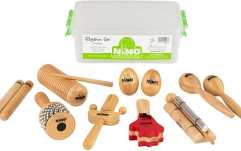 Set de percuţie Nino Percussion Wooden Rhythm Box Set