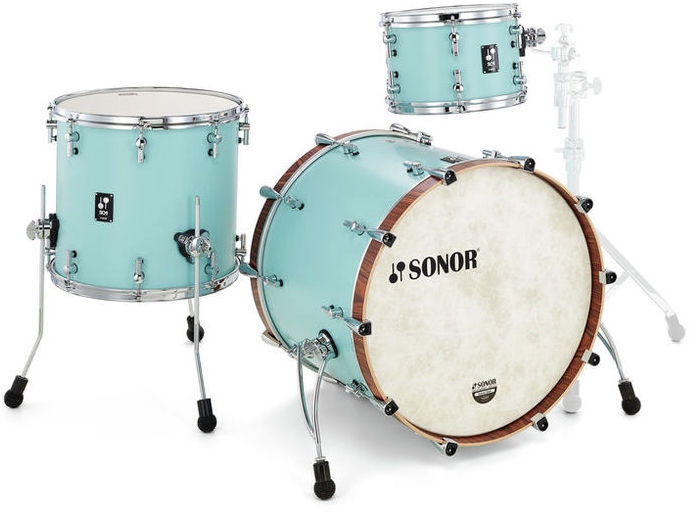 Set de tobe acustice din 3 piese Sonor SQ1 ROCK Cruiser Blue