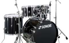 Set de tobe acustice din 5 piese Sonor AQ1 Stage Set Piano Black